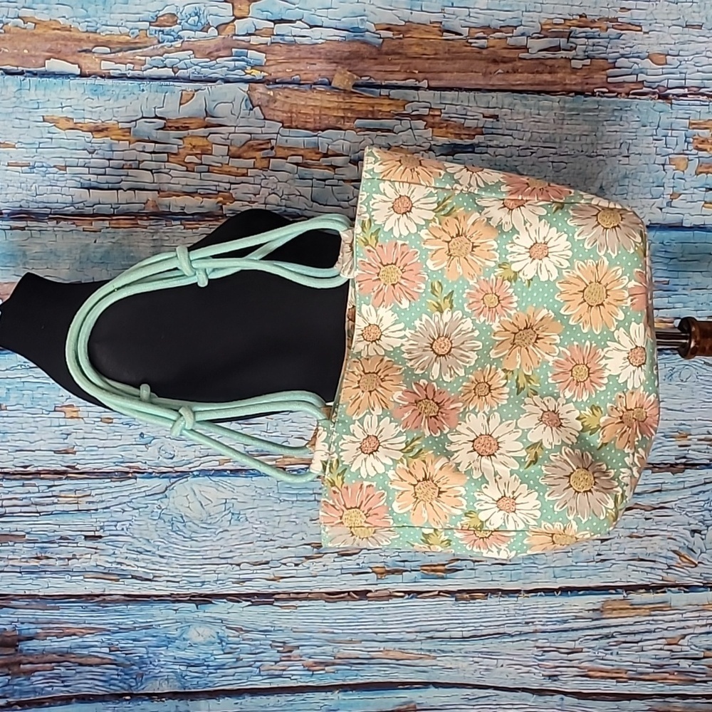 Farmhouse is my Style Mason Jar Daisies Canvas Tote